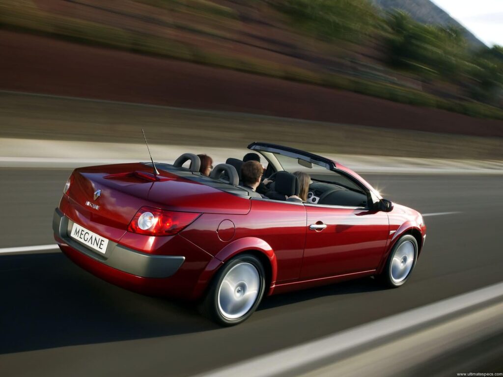 Buy and ride 2.000 km. Real running costs open-top adventure across Europe. Peugeot 206 cc and 207 cc. Renault Megane Cabriolet and Opel Tigra Twintop 3 Renault Megane CC 1.5 dCi