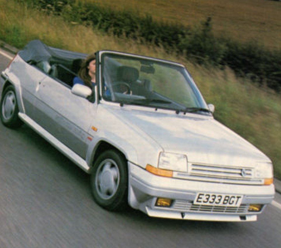 Renault 5 E-tech Cabriolet - great concept 2 Renault 5 Turbo EBS Cabriolet
