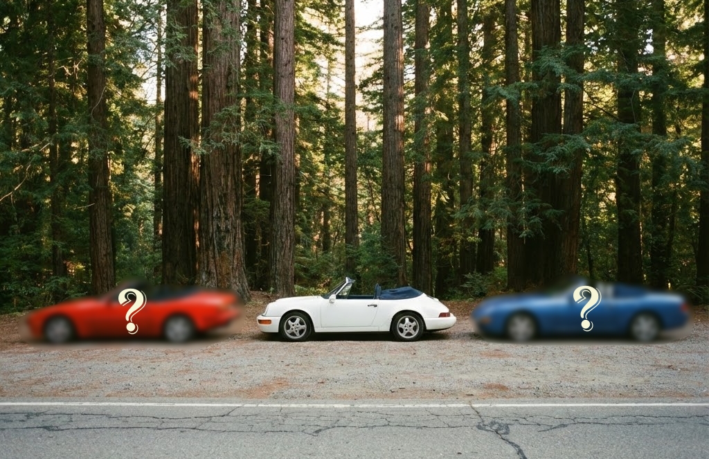 Hidden Porsche 944 911 968 cabriolets